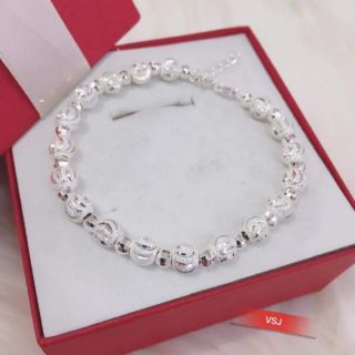 Lắc tay bi cát nữ bạc ta nguyên chất cho nữ