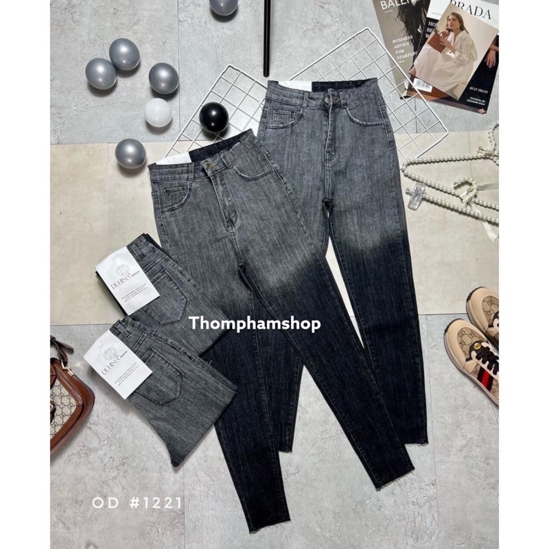 Quần Jeans Loang Màu⚡️ Ôm Đùi Chất Co Giãn Tôn Dáng Siêu Đẹp _ SHOP THƠM PHẠM