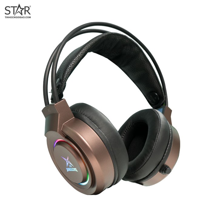Tai Nghe Eaglend Q6 Brown 7.1 Surround Gaming RGB