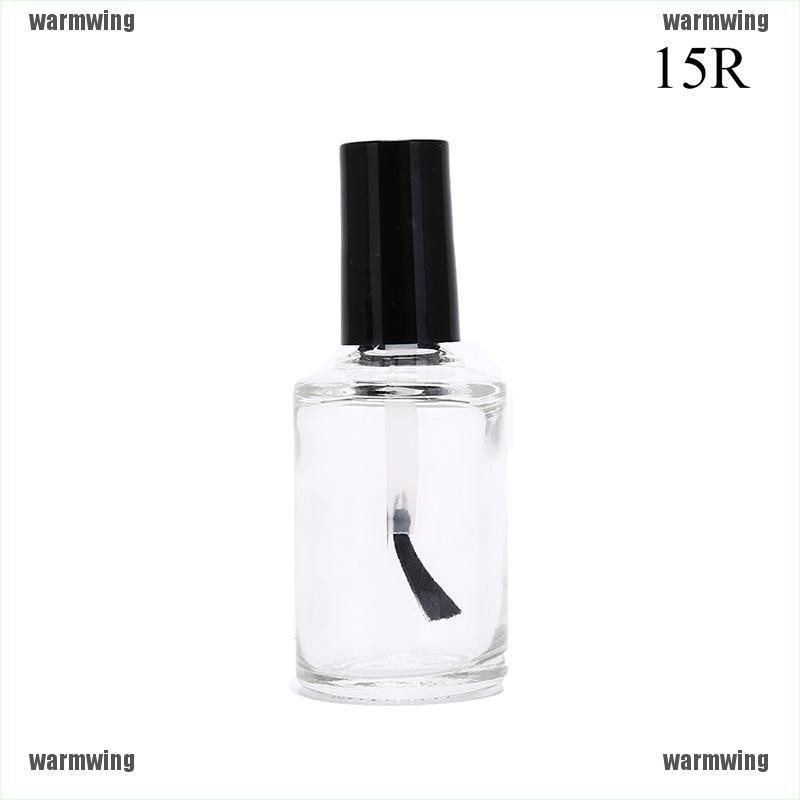 1 Lọ Thủy Tinh Rỗng Đựng Sơn Móng Tay 10 / 15ml Kính