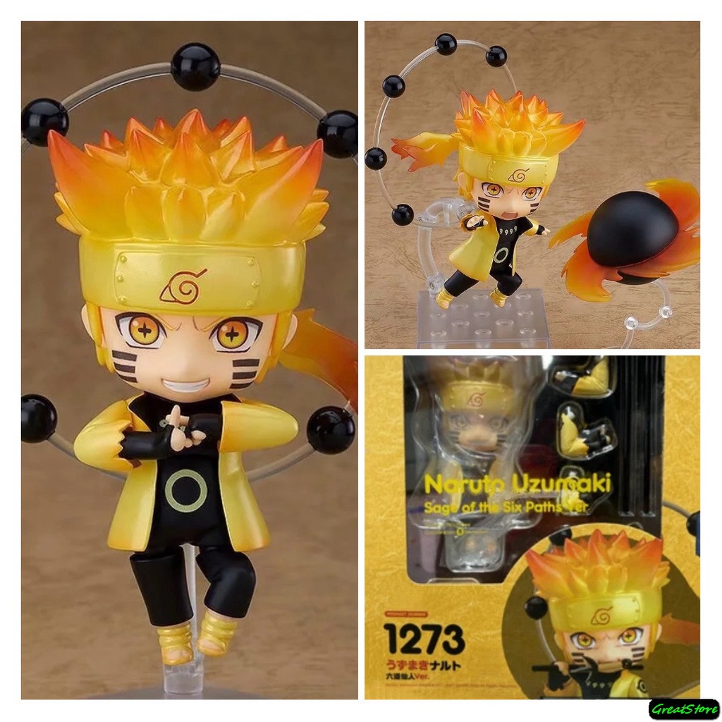 Mô Hình Nhân Vật Uzumaki Naruto lục đạo 1273 Q mode Sage of Six Path Ver