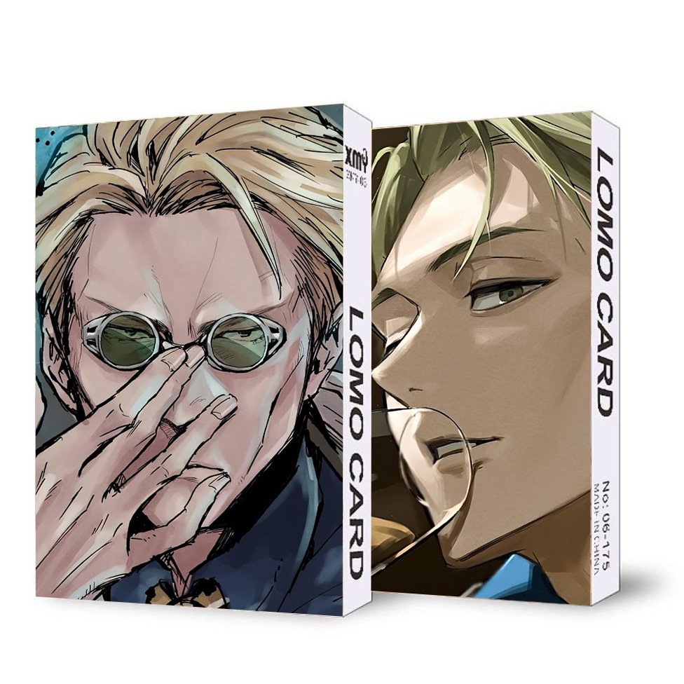 Hộp ảnh lomo in hình nhân vật JUJUTSU KAISEN CHÚ THUẬT HỒI CHIẾN anime chibi 30 tấm