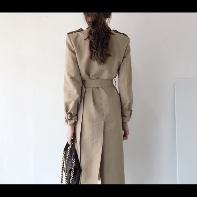 Áo mangto nữ dáng dài (kèm hình em tự chụp và video review SẴN ĐEN M) | BigBuy360 - bigbuy360.vn