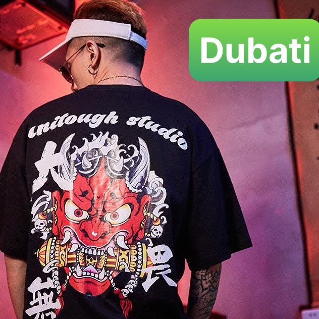 ÁO THUN NAM NỮ HÌNH MẶT QUỶ ĐỎ HOT TREND - DUBATI FASHION