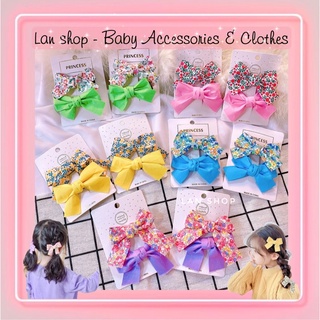 Set 2 kẹp tóc nơ siêu đáng yêu 2023