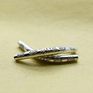 Set 4 Charm ống dài họa tiết - KL015 MOCHUONG JEWELRY