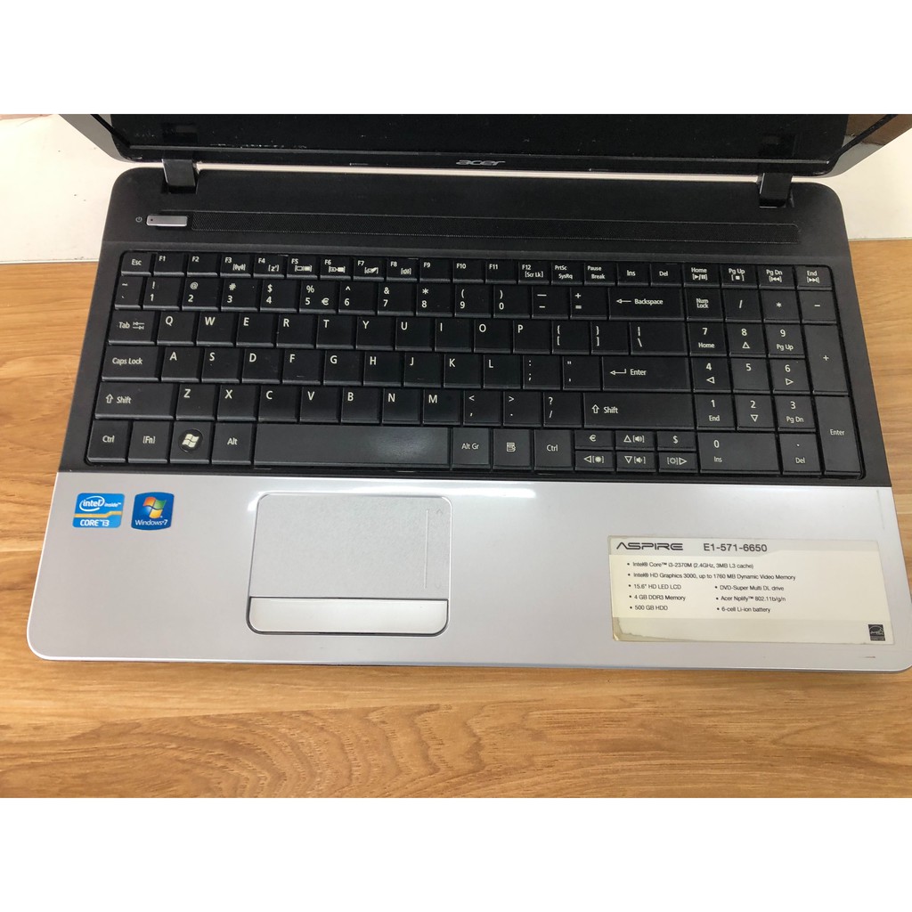 Máy tính laptop acer aspire e e1-571-6650 15,6 inch | BigBuy360 - bigbuy360.vn