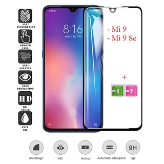Kính cường lực Xiaomi Mi 9 , Mi 9se full màn hình 9H tặng kèm giấy lau 2 mặt
