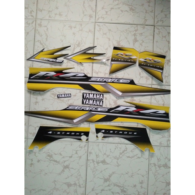 Bộ tem sirius RC 2013 màu vàng