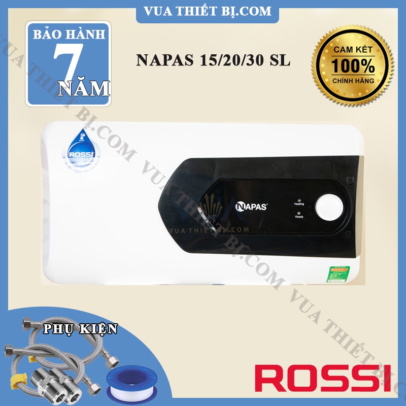 Rossi Napas 20 Lít Ngang – Bình Nóng Lạnh gián tiếp RNA-20SL