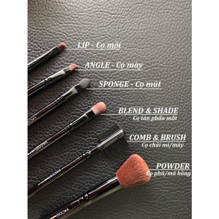 Bộ Cọ Vacosi 6 Cây My Darling Travel Brush Set BC23-02