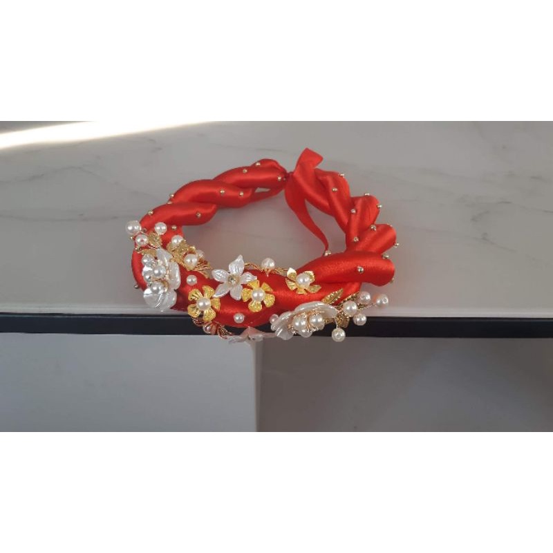 Mấn đội đầu cô dâu hoa ngọctrai hàng thủ công, Mấn áo dài, mấn cách tân