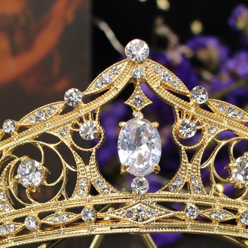 Vương Miện Cài Tóc Đính Pha Lê