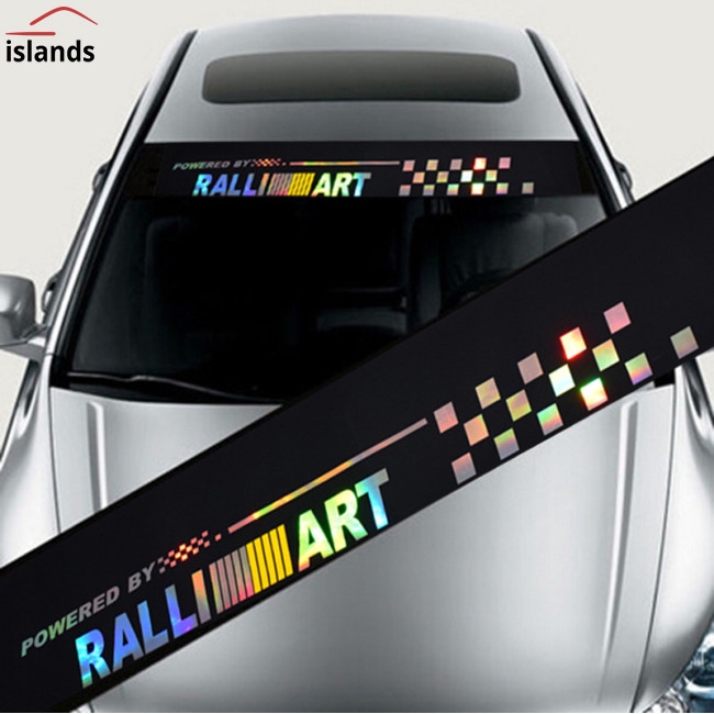 Decal dán phản quang nhiều màu dán kính chắn gió xe hơi