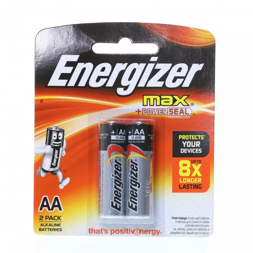 COMBO 2 Vĩ Pin Energizer Max AAA E92 BP (Vĩ 2 + 1 Pin)