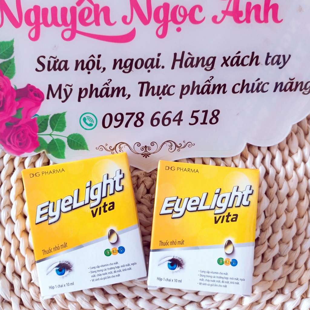 Nhỏ mắt dưỡng mắt eyelight vita