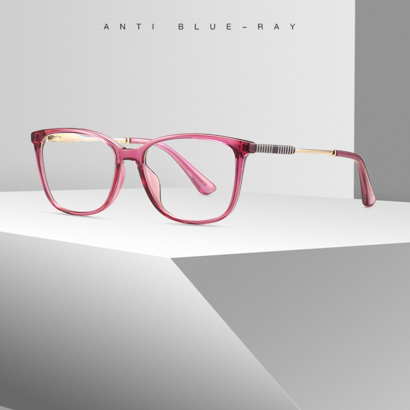 Mắt kính gọng kim loại chống ánh sáng xanh thời trang dành cho nữ