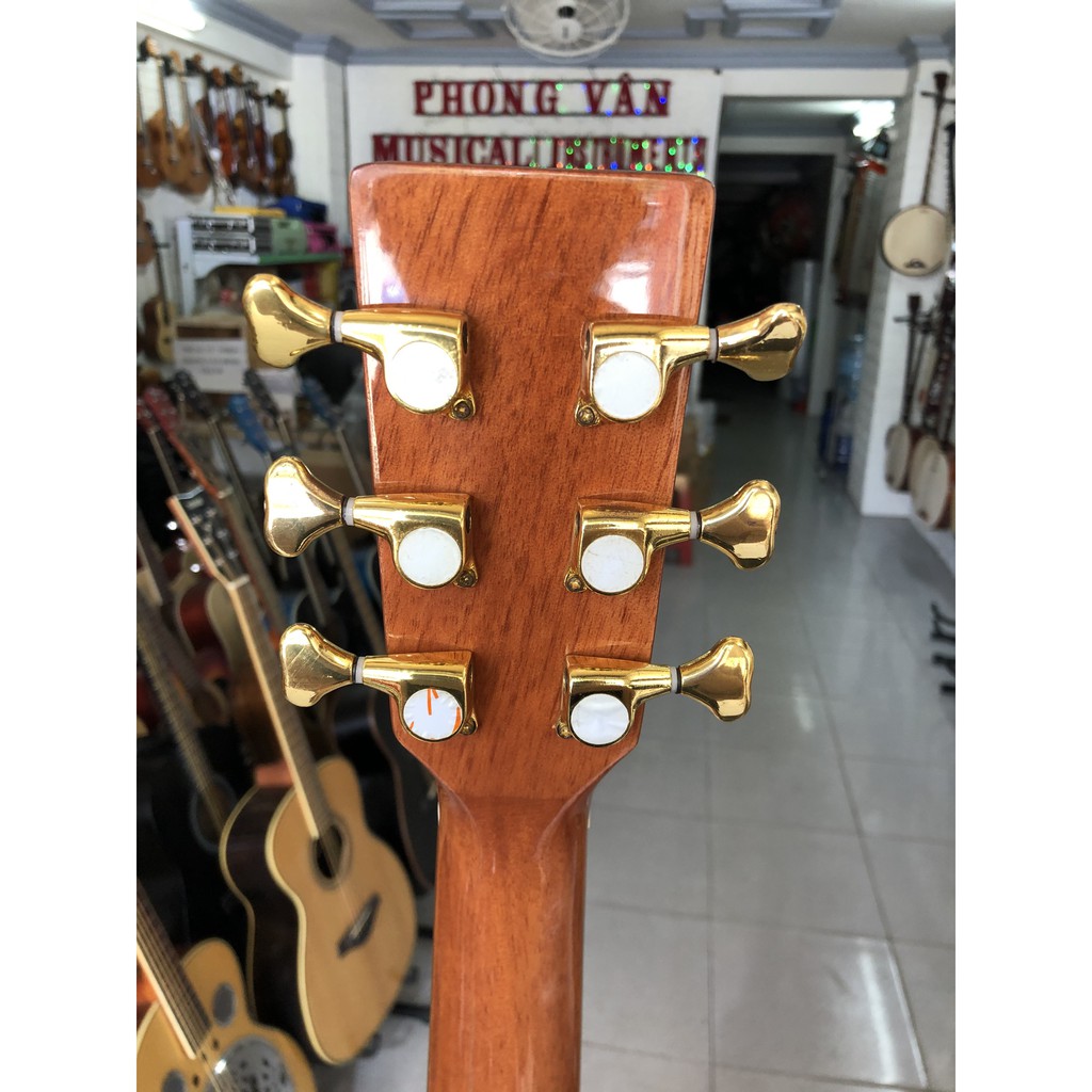 Đàn guitar acoustic gỗ cẩm ấn cao cấp đẹp