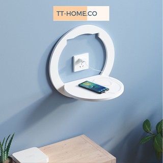 Bộ hai kệ để đồ treo tường hình tròn đa năng