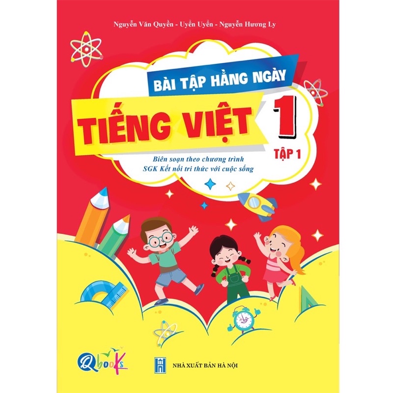 Sách - Combo Bài Tập Hằng Ngày Toán và Tiếng Việt Lớp 1 - kì 1 - Kết nối tri thức với cuộc sống (2 quyển)