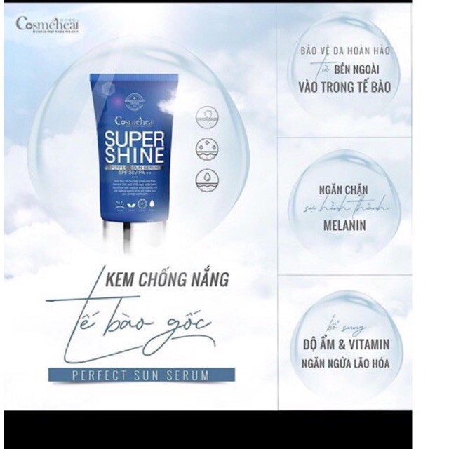 SERUM CHỐNG NẮNG NỘI SINH Cosmeheal SUPERSHINE PERFECT SUN