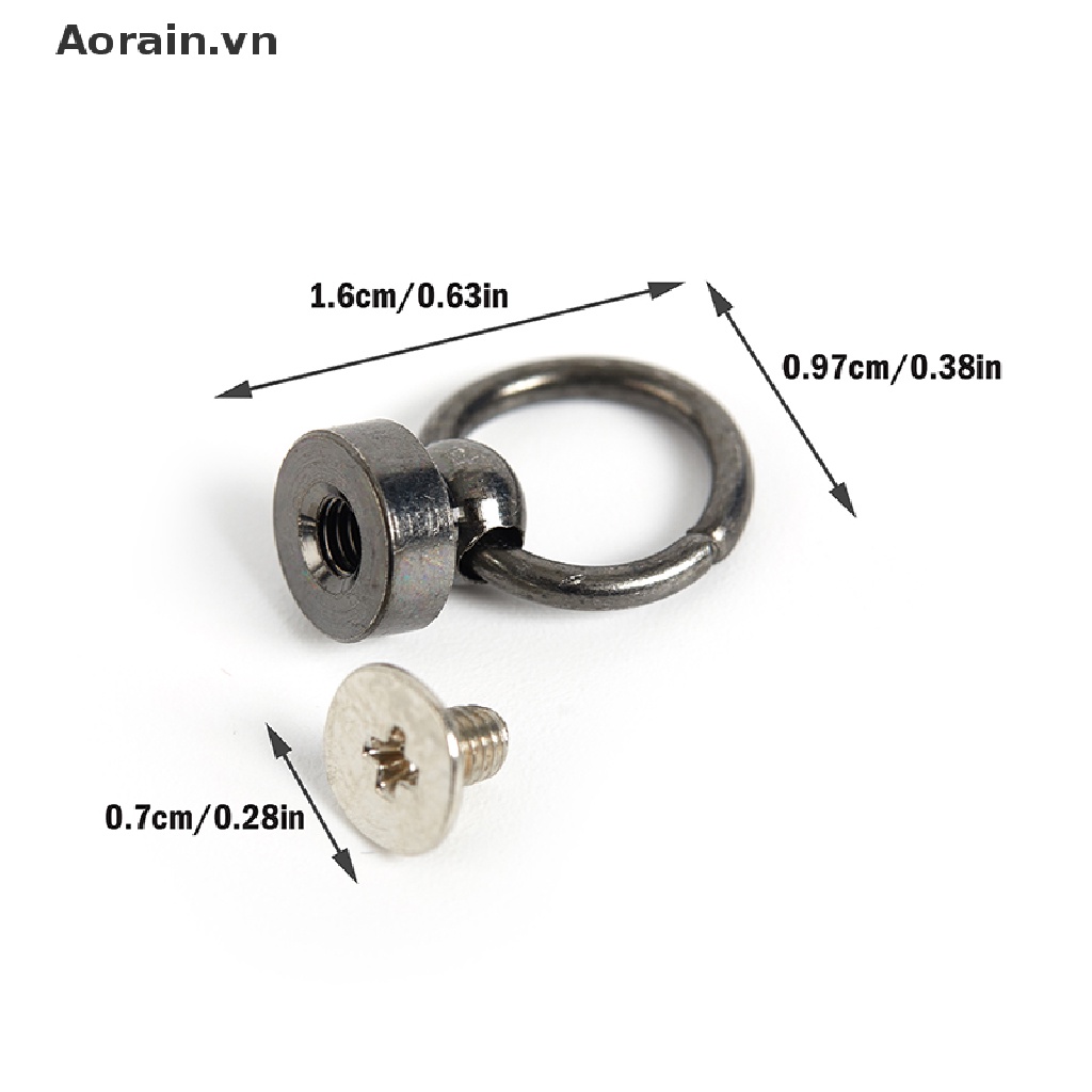 Set 10 Móc Đầu Tròn Kèm Ốc Vít Chuyên Dụng Cho Điện Thoại / Phụ Kiện