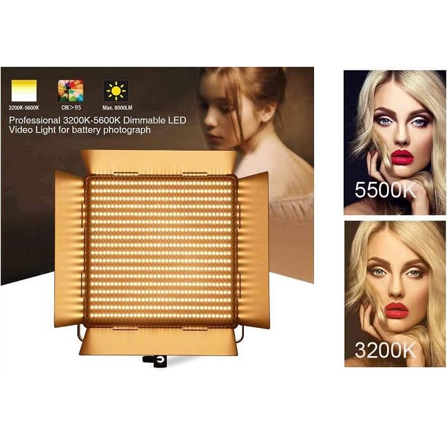 Bộ 2 đèn led bảng Studio 280w D2000II Yidoblo