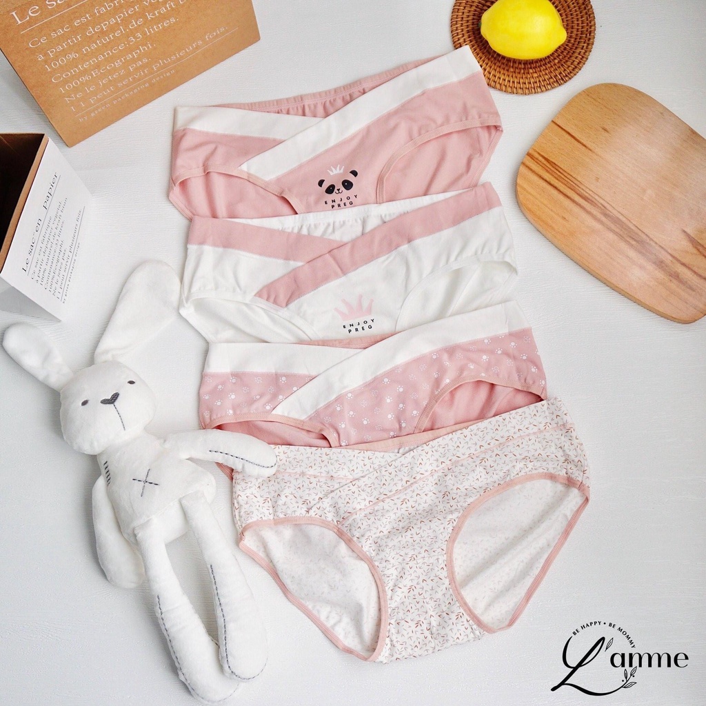 Quần lót bầu cạp chéo cotton siêu đáng yêu (lẻ 1 chiếc)
