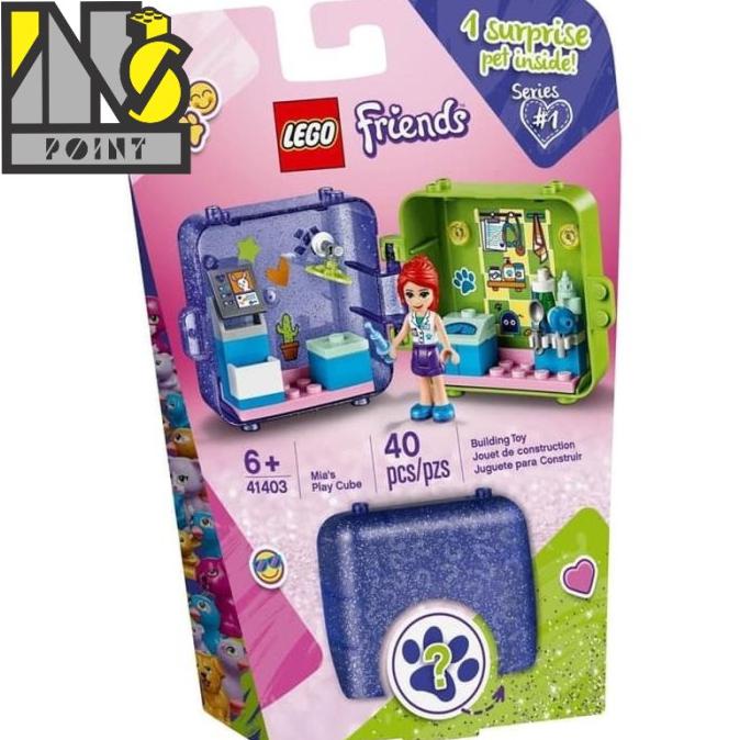 Bộ đồ chơi lắp ráp lego 41403 - FRIENDS - MIA'S PLAY CUBE - VETERINARIAN