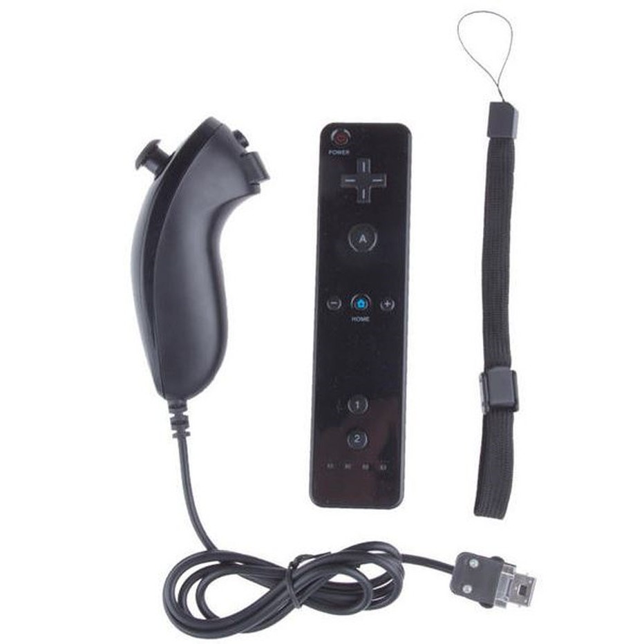 Motion Plus + Nunchuck dùng cho Nintendo Wii + HGP W012 (Đen)