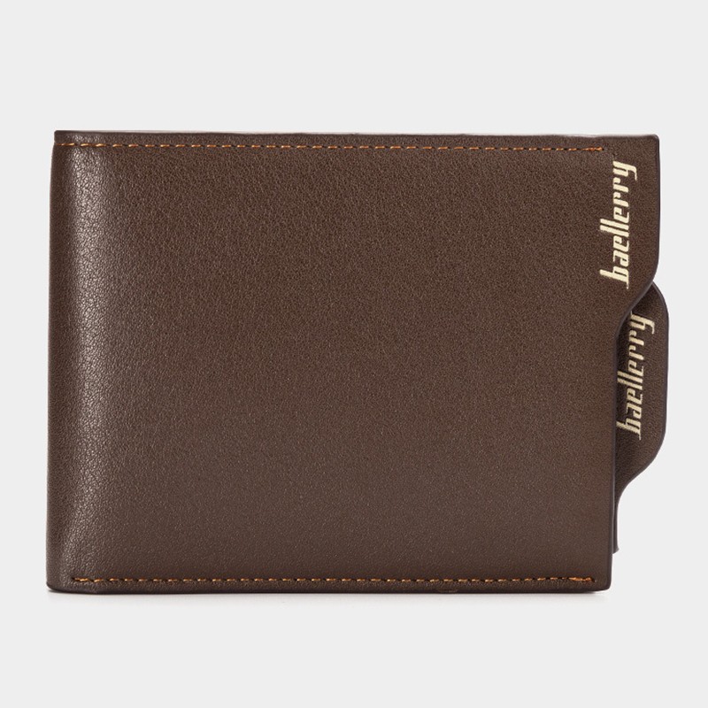 「COD」Baellerry Men's Zipper Wallet Short Multi-function Card Wallet