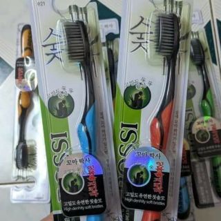 Bàn chải đánh răng than tre hoạt tính hàn quốc siêu mềm