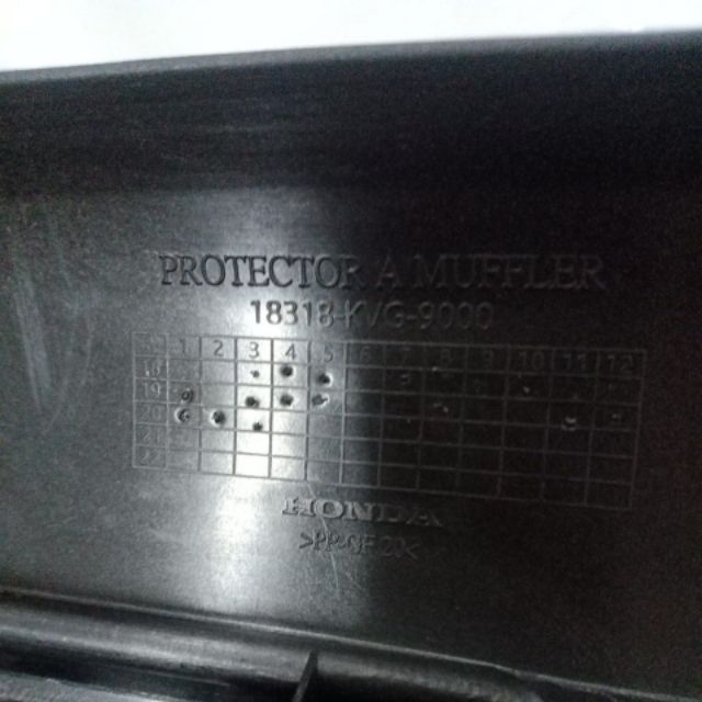 Ốp pô Honda Air Blade AB 110 2007 2008 2009 2010 thái lan