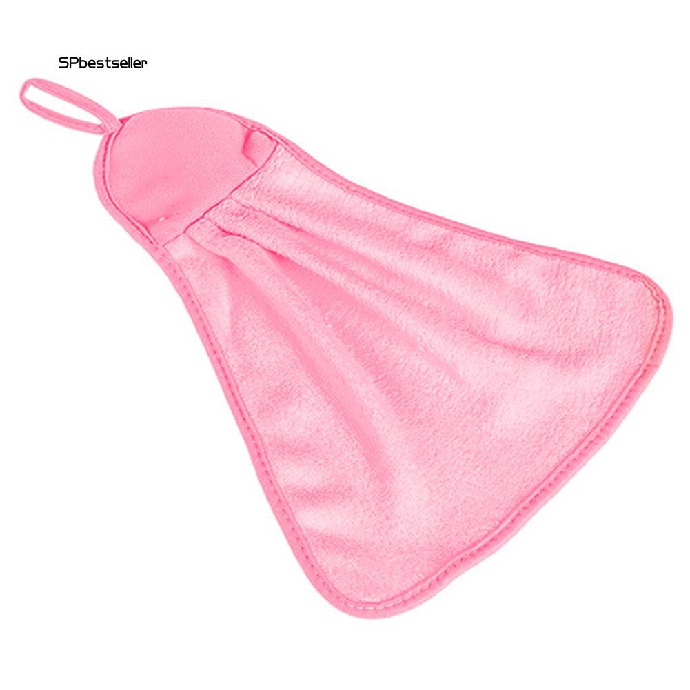 Khăn lau tay dạng treo tường chất liệu nhung san hô mềm mại thấm hút tốt