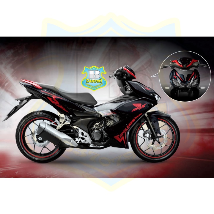 ( Quí khách vui lòng mang ra tiệm cho thợ dán ) Tem winner X 3014 đen