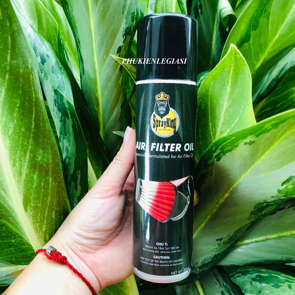 Xịt Tẩm dầu lọc gió Sprayking Air Filter Oil 200ml