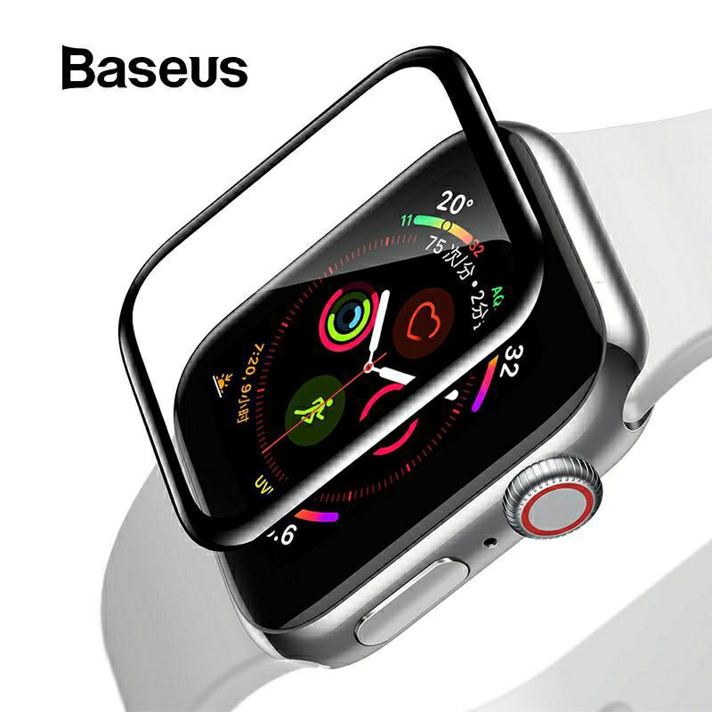 Dán cường lực Baseus Apple watch size 40 / 42/ 44mm Full màn hình Chính Hãng