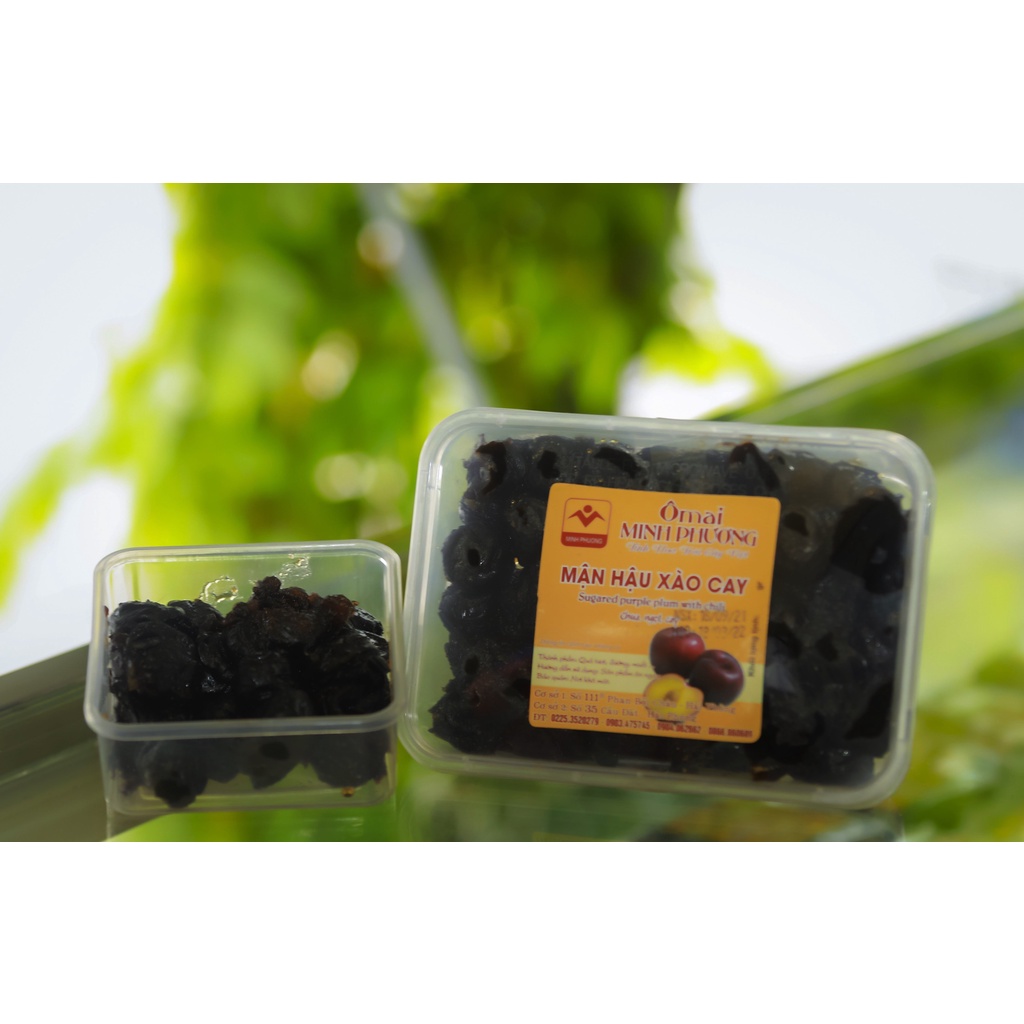 Ô Mai Mận Hậu Xào Cay Minh Phương - Ô Mai truyền thống since 1956 - 500gram đảm bảo an toàn vệ sinh thực phẩm