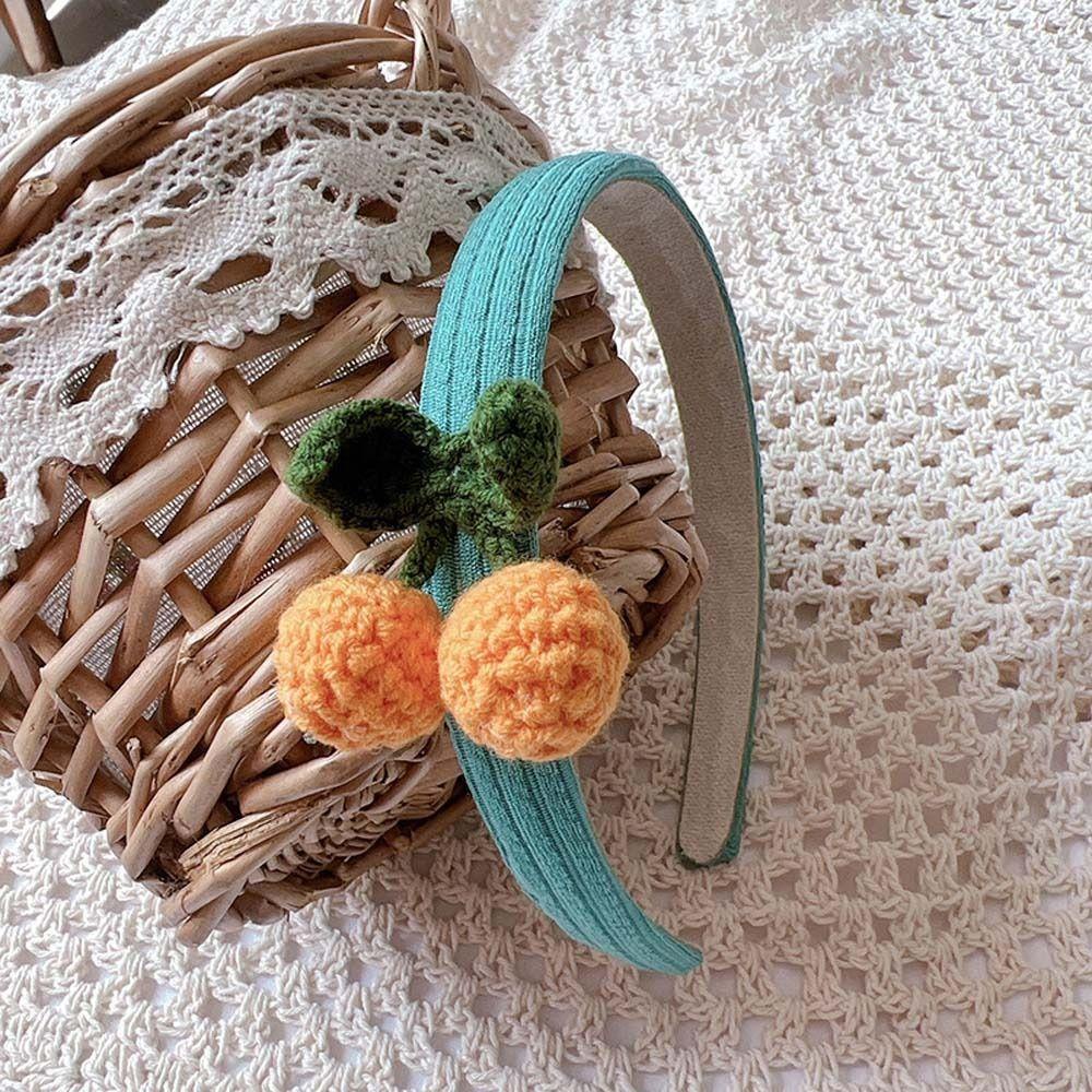 Cài Tóc Đan Len Nhiều Màu Sắc Thời Trang Mùa Đông Cho Bé Gái