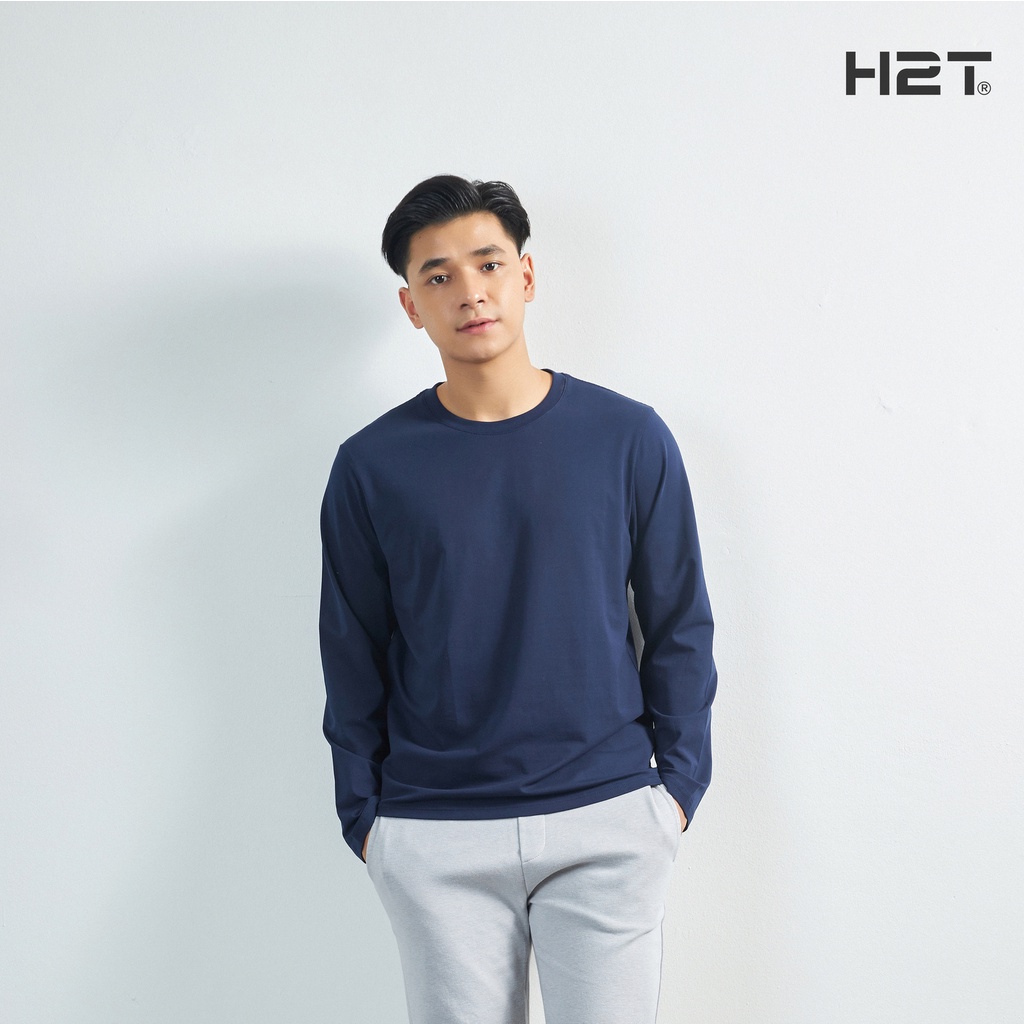 [Mã INCU50 giảm 50K đơn 250K] Áo Thun Dài Tay Trơn Basic H2T 8 Màu - Vải Mềm Mịn Co Giãn 0899 | BigBuy360 - bigbuy360.vn