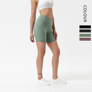 Quần Short Thể Thao Lưng Cao Ôm Dáng Nhanh Khô Năng Động Cho Nữ