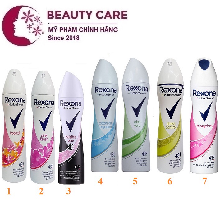 Xịt Khử Mùi Khô Thoáng Rexona MotionSense 48H 200ml