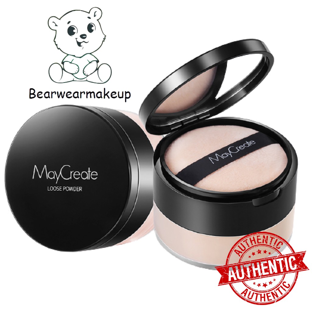 Phấn phủ bột kiềm dầu MayCreate - Siêu Phẩm Phấn Phủ Bột Kiềm Dầu Cho Da Mặt