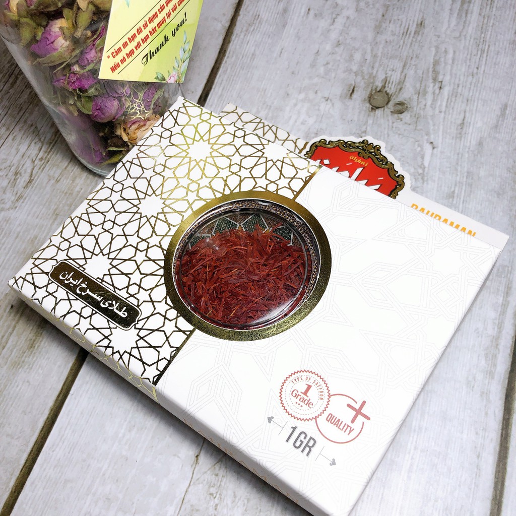 Nhụy Hoa Nghệ Tây Saffron Chính Hãng Bahraman hộp 1gr | BigBuy360 - bigbuy360.vn