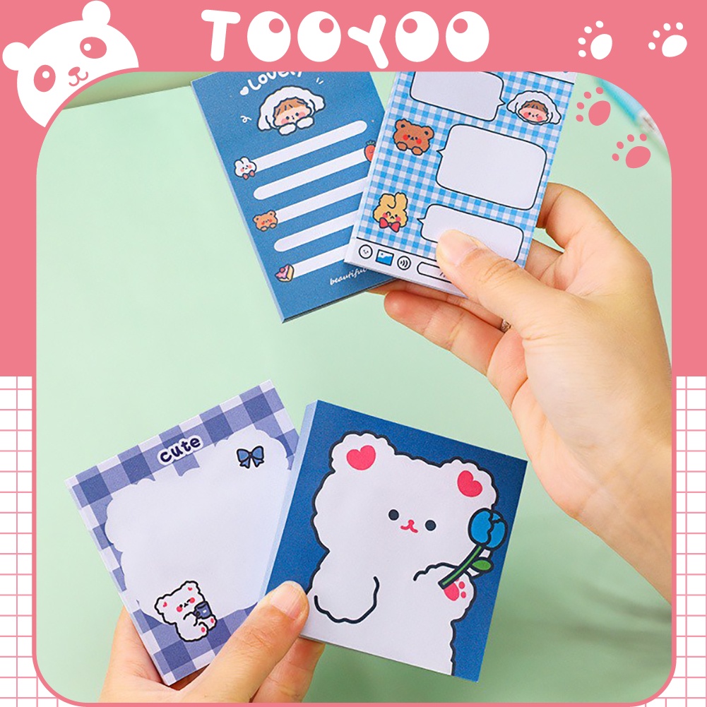 Tập giấy ghi chú nhiều mẫu dễ thương cute TooYoo TY0076