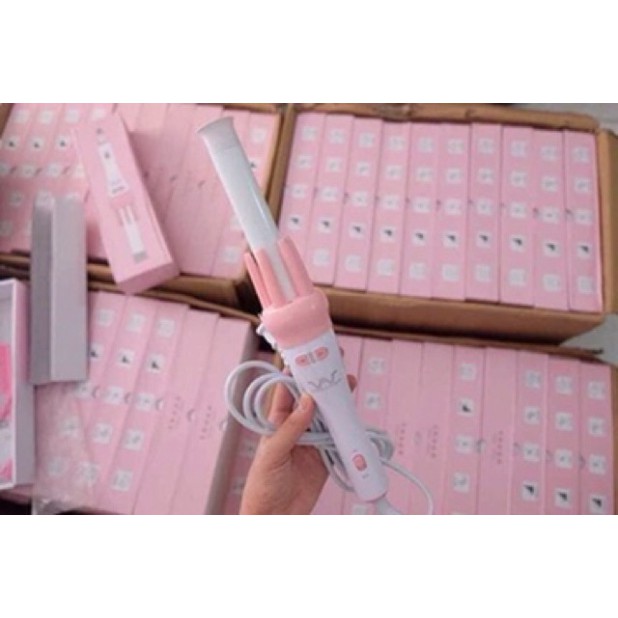 MÁY LÀM XOĂN TÓC TỰ ĐỘNG (VỎ HỒNG)