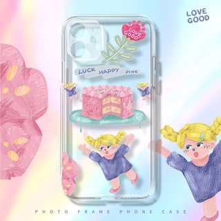 Ốp Lưng Họa Tiết Tranh Sơn Dầu Độc Đáo Cho Iphone 11 Pro Xr / Xs / X 7 8 Plus