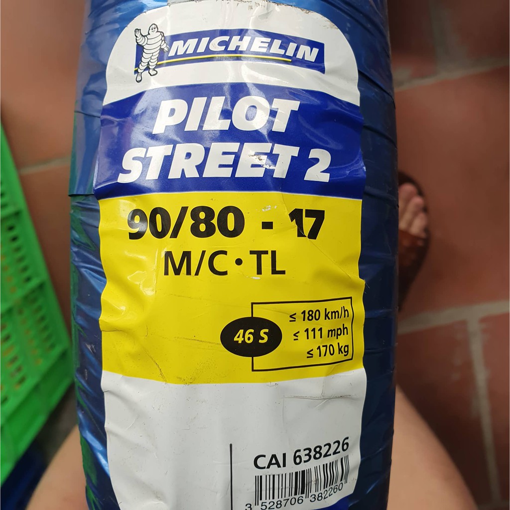 lốp michelin pilot stree 2 90/80-17