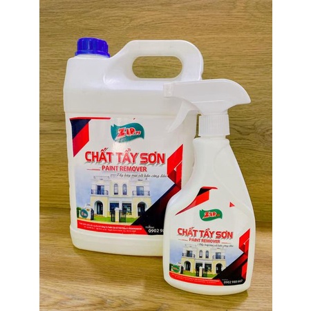 CHẤT TẨY SƠN, BĂNG KEO, CHẤT TẨY XI MĂNG. ZIPPRO 5 LÍT, LÀM SẠCH NHANH, HIỆU QUẢ  trên mặt kim loại,gạch men,đá ...