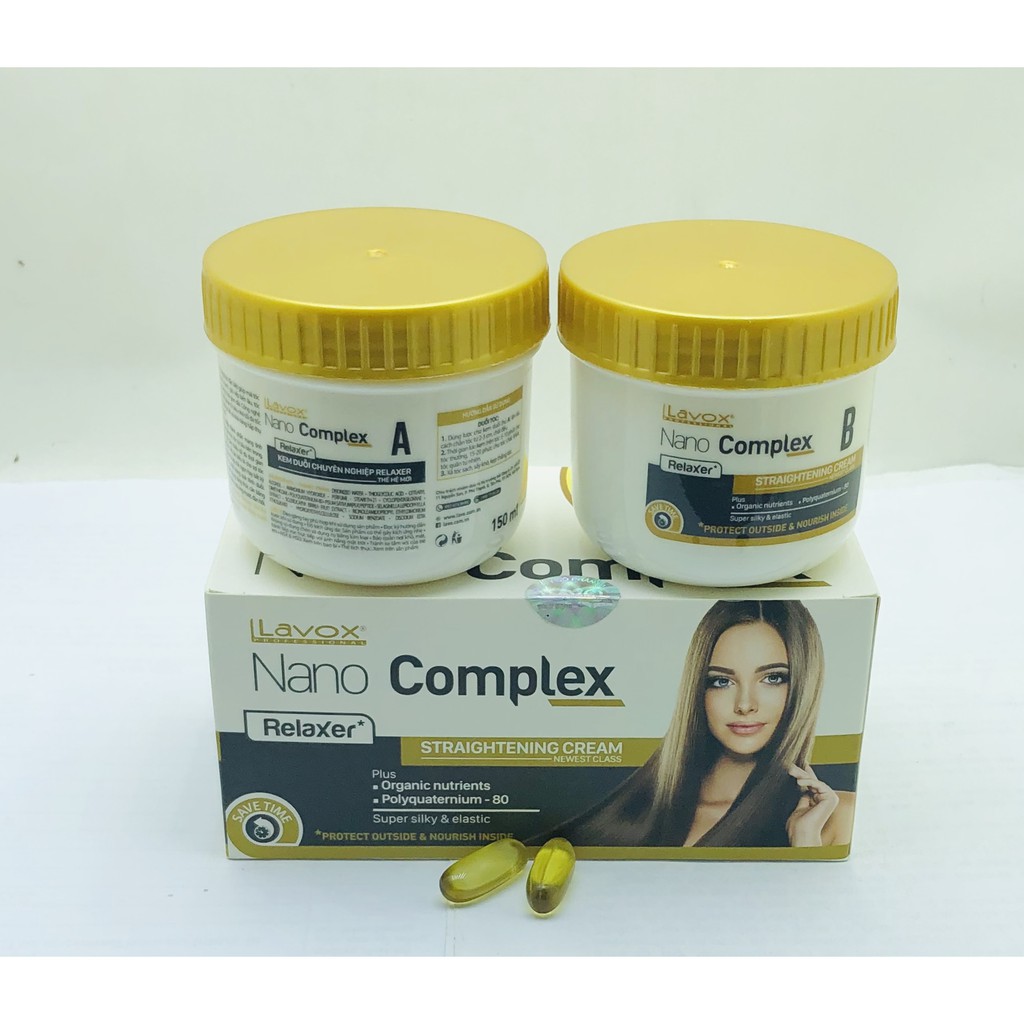 Thuốc duỗi tóc Lavox nano complex phục hồi tóc mini